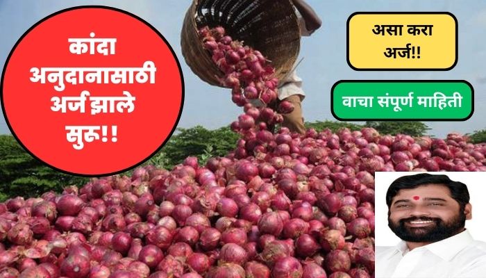 कांदा अनुदानासाठी अर्ज करणे सुरू असा करा अर्ज!! | Onion Subsidy
